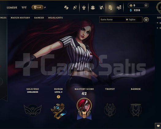 EUW 27 LEVEL HANDMADE KATA AATROX SKİN