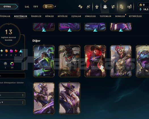 TR // 13 SKIN // RANKED READY // + VALO