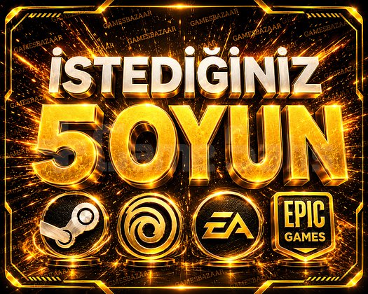 İstediğiniz 5 Oyun +Garanti