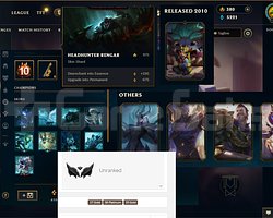 EUW UNRANKED 14 SKIN 380RP 46 LEVEL ESKİ HESAP