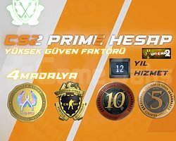 4 MADALYA + 12 YIL HIZMET + FACEIT / FRESH / L4D2