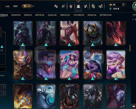 449 LEVEL / 137 SKİN / FUL HERO +MAİL +ELMAS