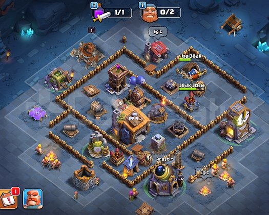 Clash of clash çok gelişmemiş hesap