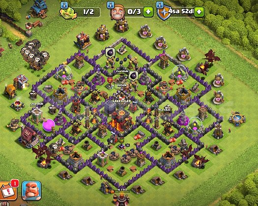 Clash of clash çok gelişmemiş hesap