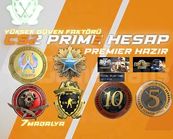 7 MADALYA 1072 SAAT + FACEIT + PREMIER + ETS2