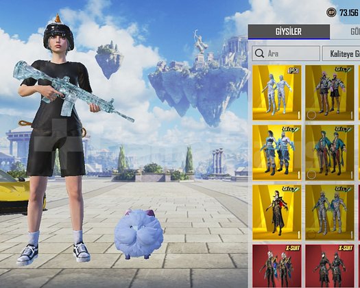 5 m416 73 koleksiyon 90 lvl 6 spor nadir hesap