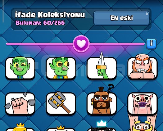 Temize Çekilmiş 4000 Elmaslı 60 Emojili