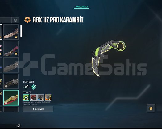 RGX KARAMBIT KURONAMI VANDALLI YUKSEK ELO HESAP
