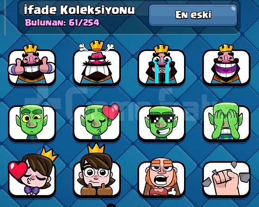 Temize Çekilmiş 10.707K 50LVL 11 Evrimli 61 Emojil