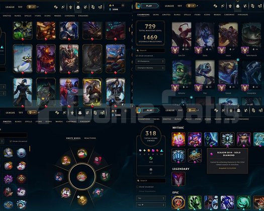 KOLEKSİYONLUK OG LoL HESABI | S2-S3-S4 DIAMOND