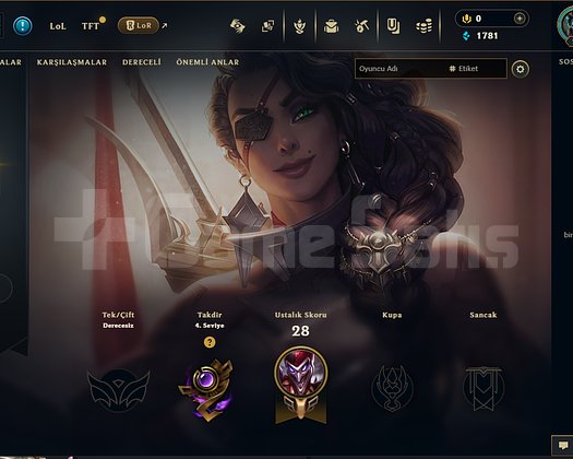 LOL EUW WEST 20 LEVEL 21E YAKIN İLK SAHİBİNDEN