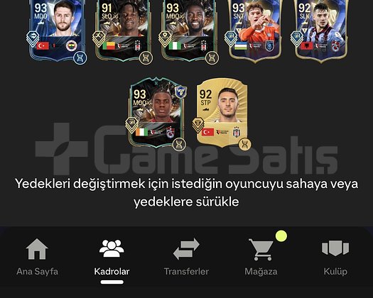 FC 26 PS Süperlig evo-tots  + R9lu takım kaçırma