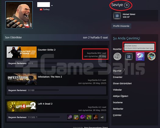 ANINDA TESLİM | 8 MADALYA | 802 SAAT | FACEIT