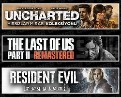 Uncharted + Last Of Us 2 + Resident Evil Requiem