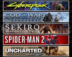 Cyberpunk + Ragnarök + Sekiro + Spider 2+Uncharted