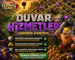 Clash Of Clans Duvar Kasma