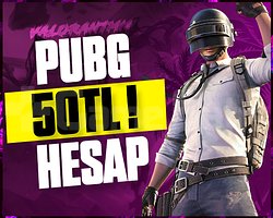 50TL PUBG RANDOM HESAP