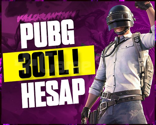 30TL PUBG RANDOM HESAP