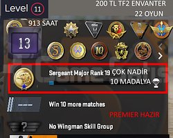 10 NADİR MADALYA 913 SAAT+PREMIER HAZIR +22 OYUN