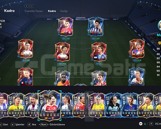 FC26 TOTS YAMALLI 1.2M COİNSLİ DİV1 HESAP