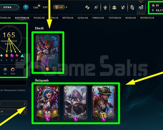 496 LVL + 165 KOSTÜM + 172 HERO + PLATİN 1 + MAİL!