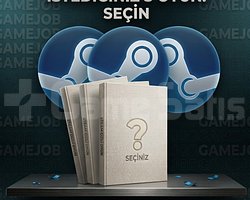 İstediğniz 3 oyunlu steam hesabı