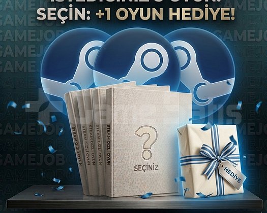 İstediğiniz 5 oyun +1 oyun hediye