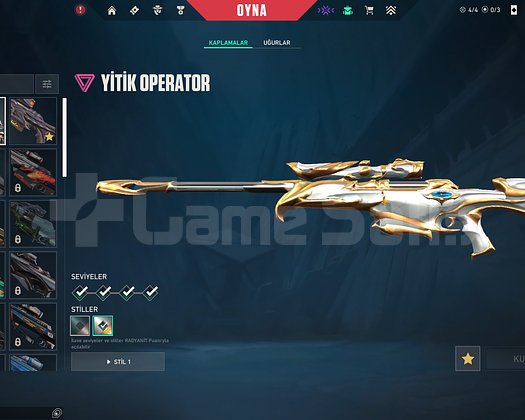 Yağmacı karambit + Gaia vandal + 1571 VP