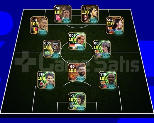 Rekor kolektif güçlü eFootball hesabı acil satılık