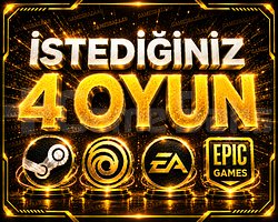 İstediğiniz 4 Oyun +Garanti