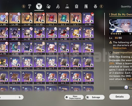 End Game Hesapları Genshin Ve Hsr beraber