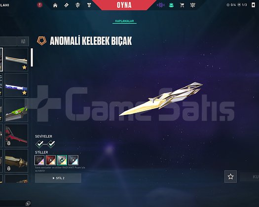 Valorant hesabı bol skinli