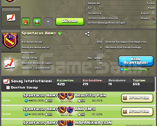 21 LVL MÜKEMMEL İSİMLİ KLAN