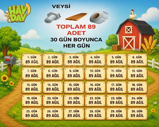 30 gün 89 ağıl
