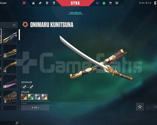 ONI SET + 3 VANDAL  BİLGİLİ TEMİZ HESAP