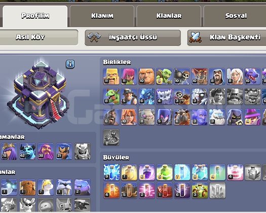 !!! MAX TH 15 !!! 4600 BİN TAŞ !!!