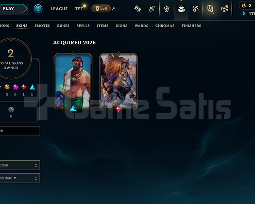 EUW Unranked | 2 Kostüm - 24 Hero | LoL Hesap