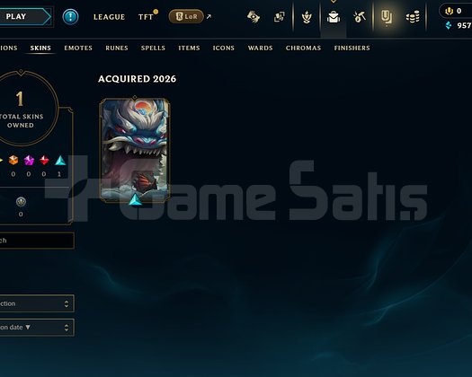 EUW Unranked | 1 Kostüm - 31 Hero | LoL Hesap