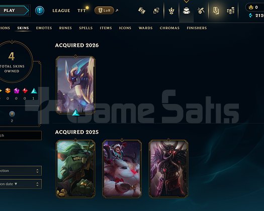 EUW Unranked | 4 Kostüm - 31 Hero | Dereceli Hazır