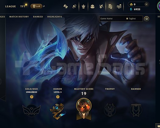 EUW Unranked | 4 Kostüm - 35 Hero | LoL Hesap
