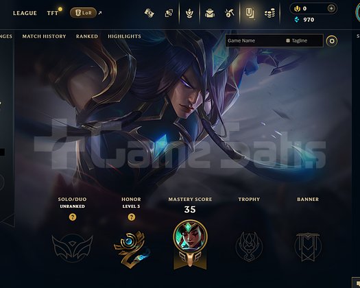 EUW Unranked | 4 Kostüm - 42 Hero | LoL Hesap