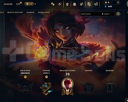 EUW Unranked | 6 Kostüm - 44 Hero | LoL Hesap