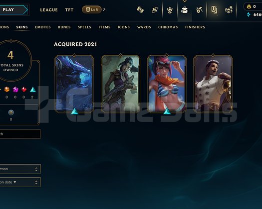 EUW Unranked | 4 Kostüm - 33 Hero | LoL Hesap