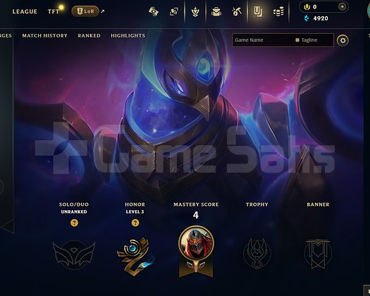 EUW Unranked | 5 Kostüm - 34 Hero | LoL Hesap