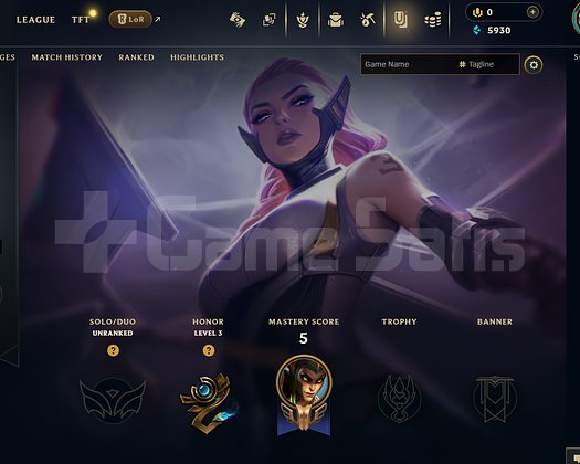 EUW Unranked | 1 Kostüm - 25 Hero | LoL Hesap