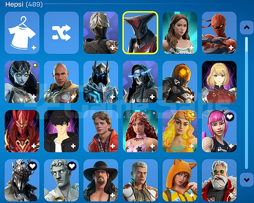 430+ skin epostalı hesap