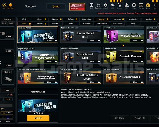 32K Materyalli 60 Seviye Zula Hesabı