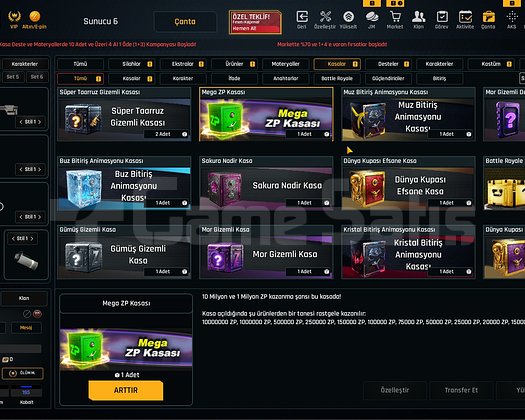32K Materyalli 60 Seviye Zula Hesabı