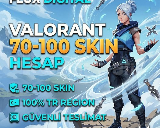 TR Sunucu | 70-100 Skin Valorant Random Hesap