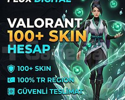 TR Sunucu | 100+ Skin Valorant Random Hesap